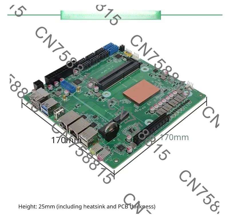Mini Itx Dual 2.5G Nas Motherboard - Płyta główna Mini ITX AMD Ryzen